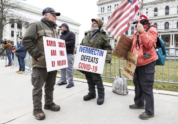 Prosvjed protiv obveznog cijepljenja u New Yorku
