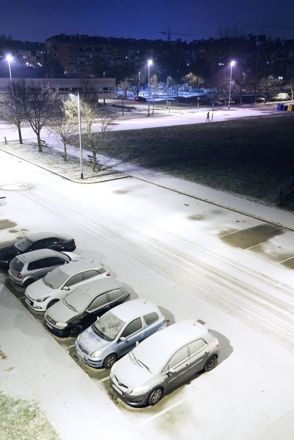 Snijeg u Zagrebu
