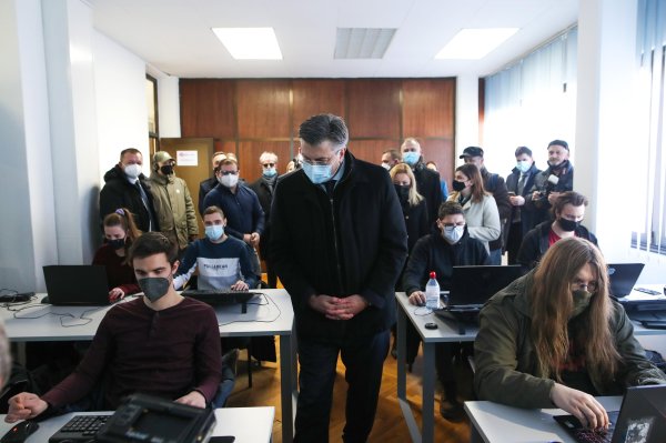 Andrej Plenković u Novskoj