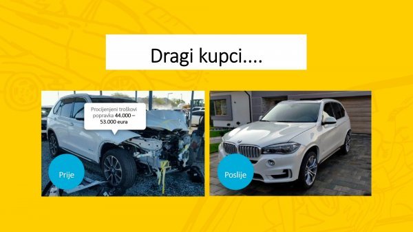 Prevare s popravcima u sudaru oštećenih vozila su nevjerojatne