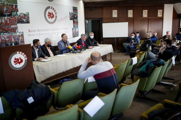 Zagreb: Konferencija za medije o 544 radnika Zagrebačkog holdinga koji su višak