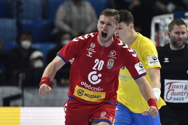 Srbija - Ukrajina, rukomet, EP u rukometu 2022.