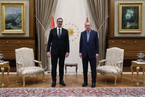 Recep Tayyip Erdogan i Aleksandar Vučić u Istanbulu