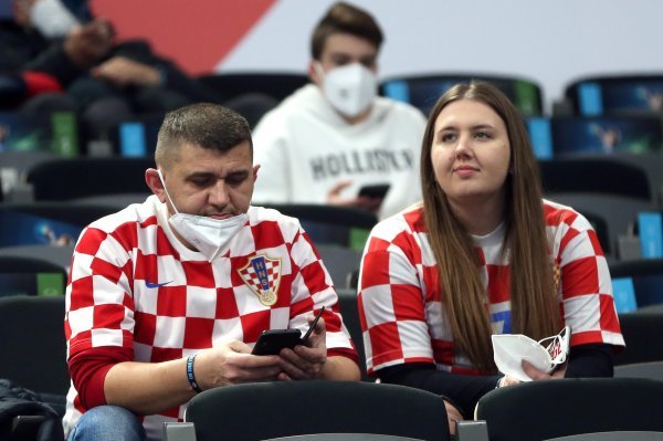 Hrvatska - Island, navijači