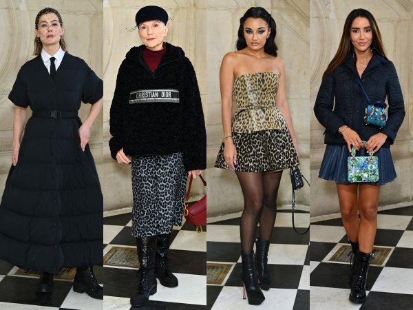 Poznate dame na Diorovoj reviji