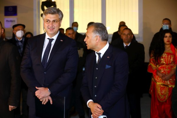 Andrej Plenković na otvorenju Romskog edukacijsko-kulturnog centra