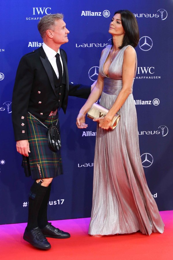 David Coulthard i Karen Minier