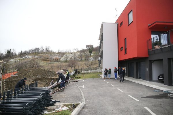 Klizište u Gornjem Vrapču