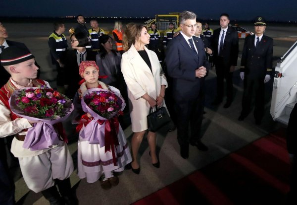 Ana Maslać Plenković i Andrej Plenković