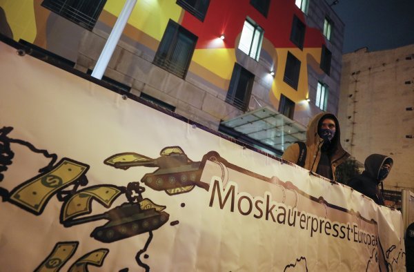 Prosvjed protiv izgradnje Sjevernoj toka 2 u Ukrajini