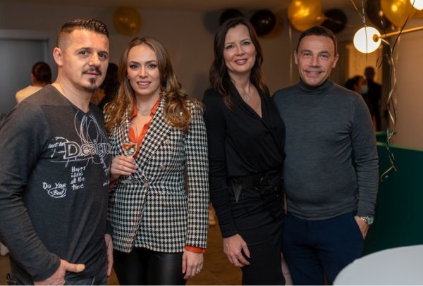 Goran Vlaović, Ivana Mišura Vlaović s Draženkom Šiktar i Hrvojem Balentom
