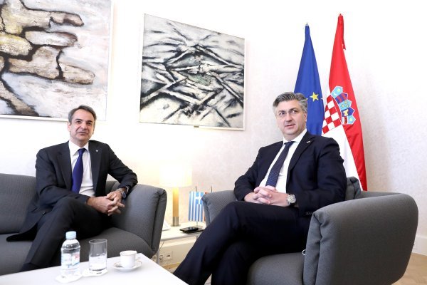 Andrej Plenković primio premijera Grčke Kyriakosa Mitsotakisa