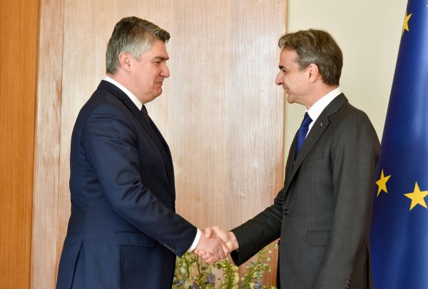 Zoran Milanović sastao se s grčkim premijerom Kyriakosom Mitsotakisom