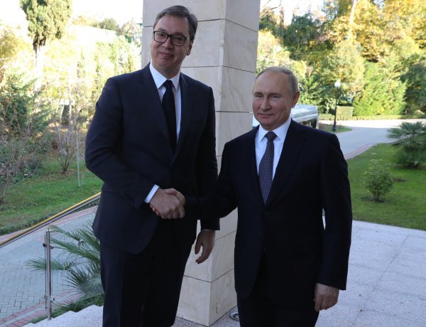 Aleksandar Vučić i Vladimir Putin