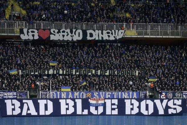 BBB iskazuju podrška narodu Ukrajine na utakmici Dinamo-Sevilla 