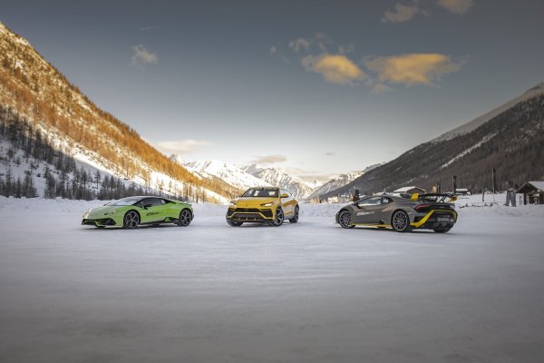 Lamborghini Accademia Neve u talijanskim planinama