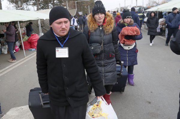 Ukrajinske izbjeglice na granici s Rumunjskom