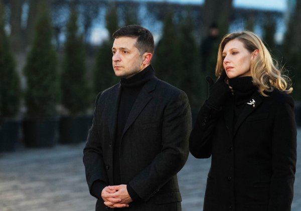 Volodimir i Olena Zelenski 