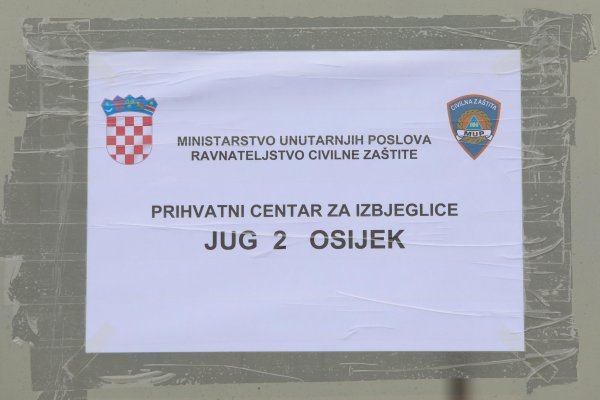 U osječkoj sportskoj dvorani Jug ll uspostavljen centar za prihvat izbjeglica