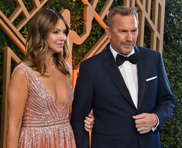 Christine Baumgartner i Kevin Costner