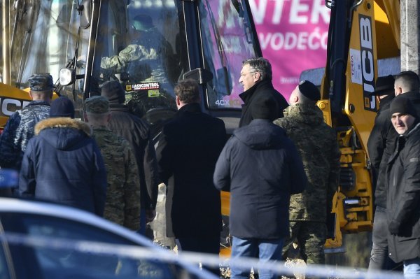 Državni vrh na mjestu pada drona u Zagrebu