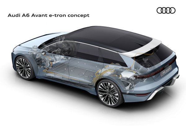 Audi A6 Avant e-tron koncept: Pogonski sklop s 800-voltnom tehnologijom