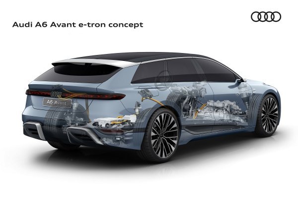 Audi A6 Avant e-tron koncept: Pogonski sklop s 800-voltnom tehnologijom