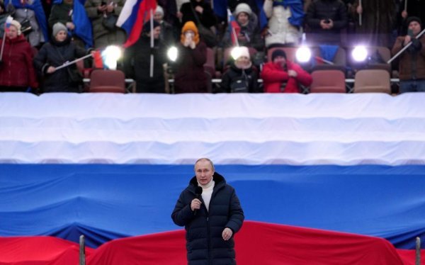 Vladimir Putin na stadionu Ljužnjiki u Moskvi