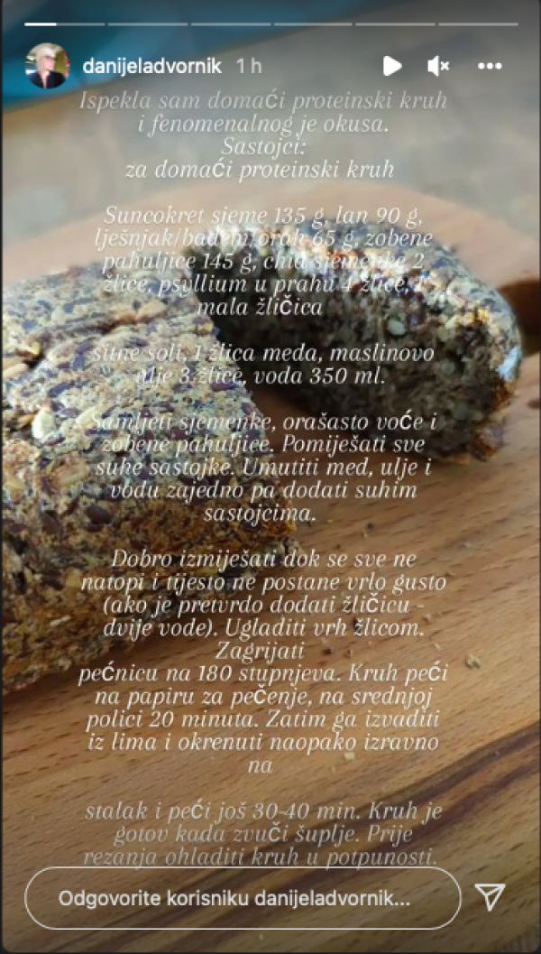 Recept Danijele Dvornik