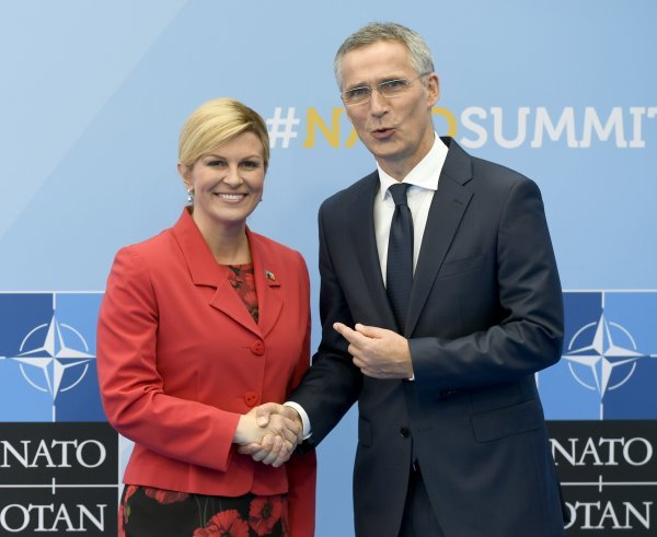 Kolinda Grabar Kitarović i Jens Stoltenberg