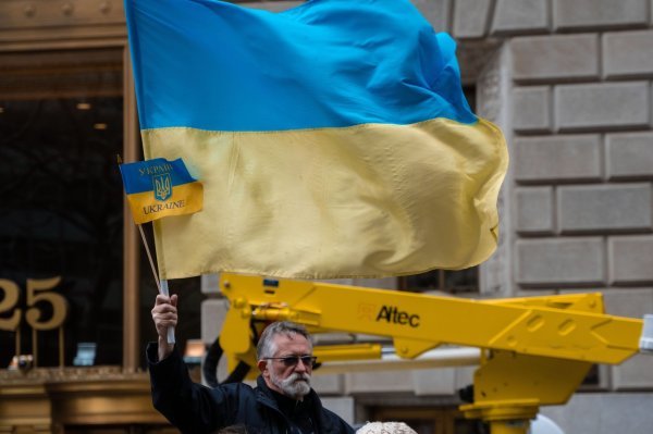 Ukrajinska zastava usred New Yorka