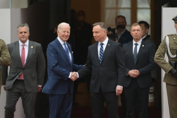 Joe Biden u Poljskoj s Andrzejem Dudom