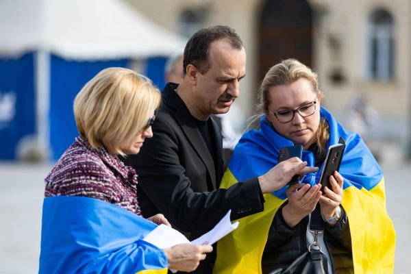 Mirni skup potpore za Ukrajinu u Osijeku