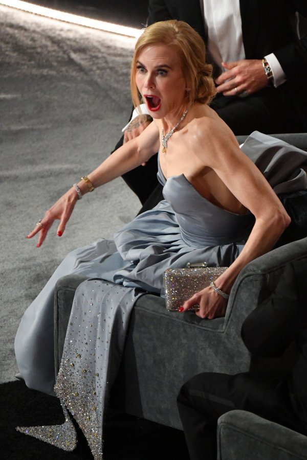 Nicole Kidman u trenutku u kojem je Will Smith napao Chrisa Rocka