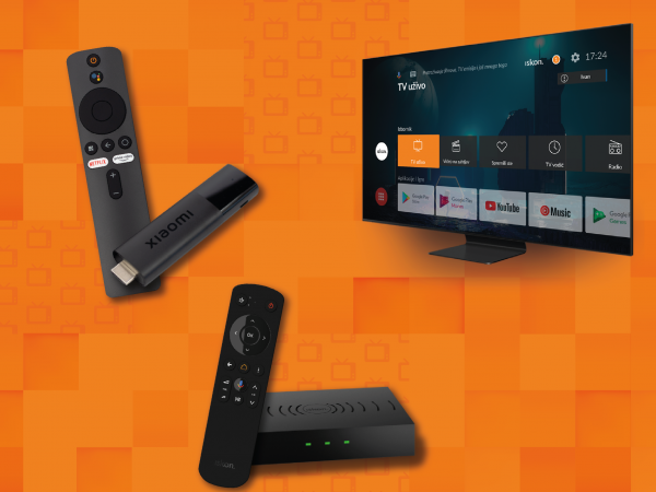Uz stick, novost je i samostalna Iskon.Play TV aplikacija za Android 8+ TV uređaje
