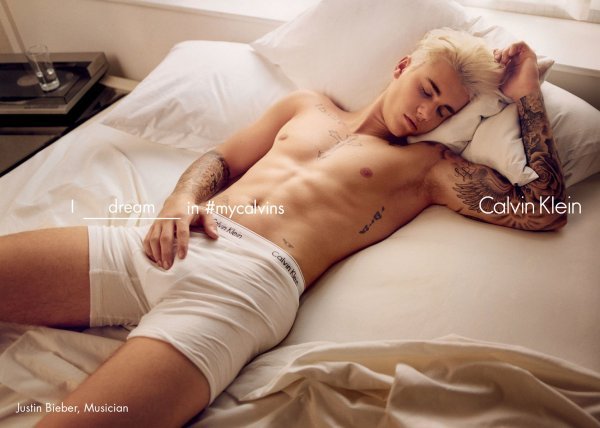 Justin Bieber za Calvin Klein Underwear profimedia