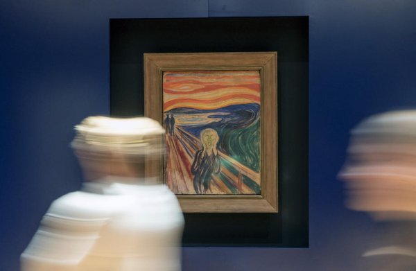 Slika 'Vrisak' norveškog umjetnika Edvarda Muncha (1863.-1944.)