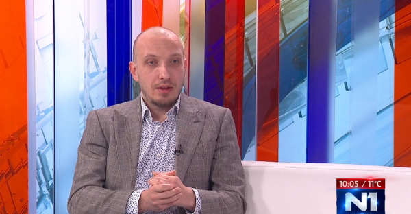 Branimir Vidmarović na N1 televiziji