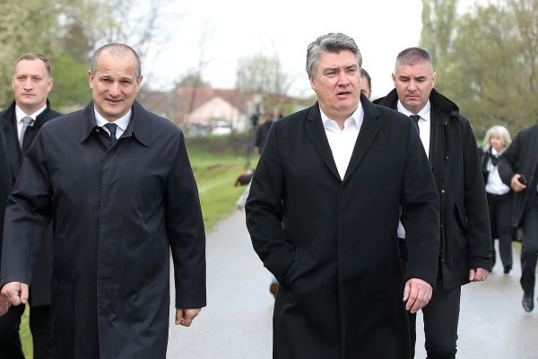 Zoran Milanović u Jasenovcu