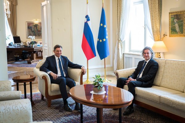 Robert Golob kod slovenskog predsjednika Boruta Pahora