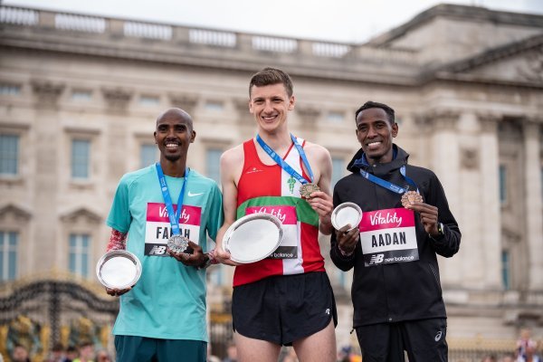 Mo Farah, Ellis Cross i Mohamud Aadan