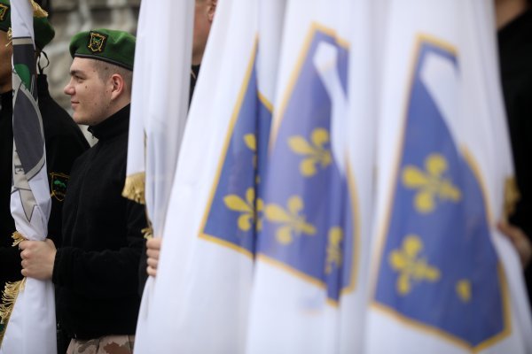 Pripadnici 'Zelenih beretki' odali počast suborcima i građanima stradalima u Dobrovoljačkoj ulici