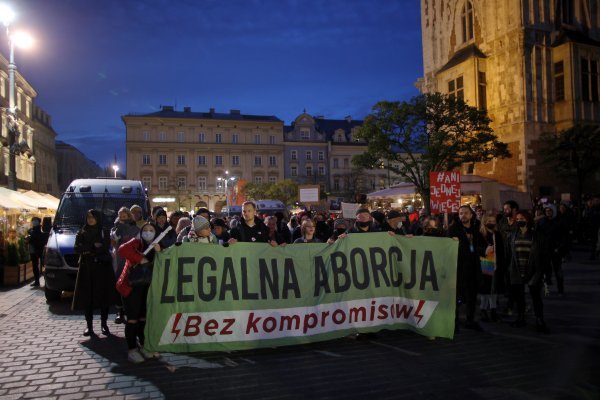 Prosvjed protiv zabrane pobačaja u Poljskoj
