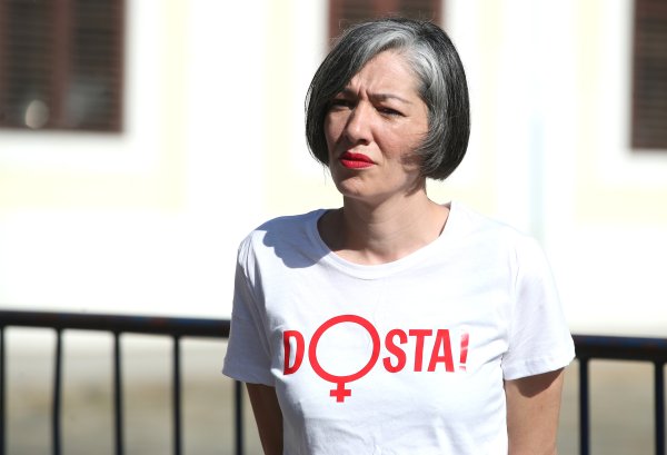 Konferencija za medije udruga koje organiziraju prosvjed 'Dosta!'
