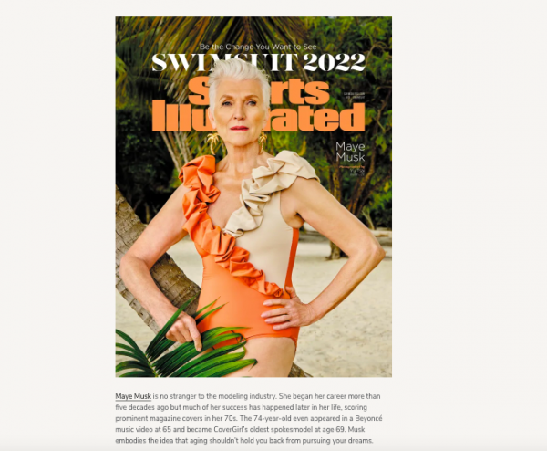 Maye Musk na naslovnici Sports Illustrated Swimsuit