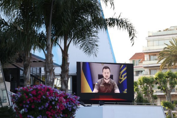 Ukrajinski predsjednik Volodomir Zelenski u Cannesu