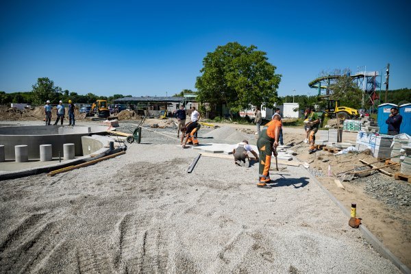 Radovi na rekonstrukciji osječkog kupališta Copacabana