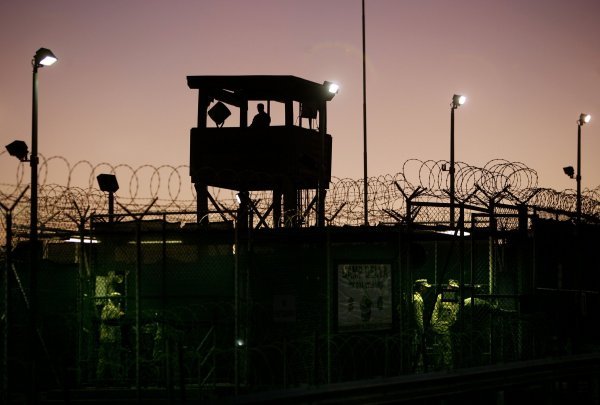 Stražarski toranj u zloglasnom zatvoru Guantanamo