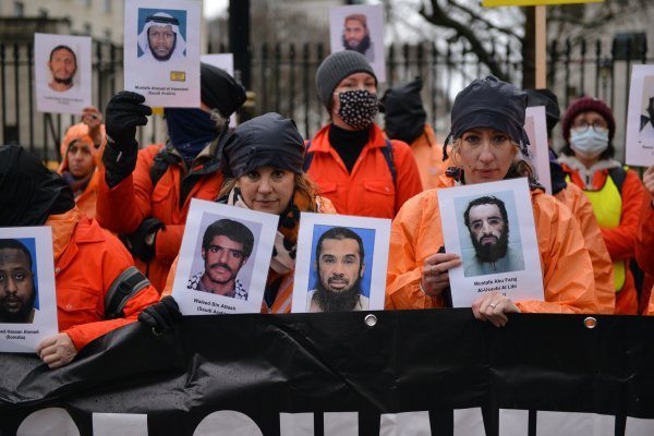 Nastavljaju se prosvjedi za zatvaranje Guantanama. Ovaj je bio održan u Londonu početkom 2022. godine