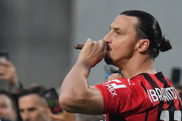 Zlatan Ibrahimović slavlje 22.5.2022.
